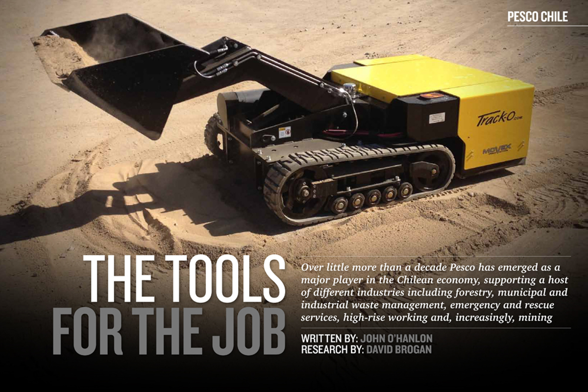 Mini-Loader Remote-Controlled Mining