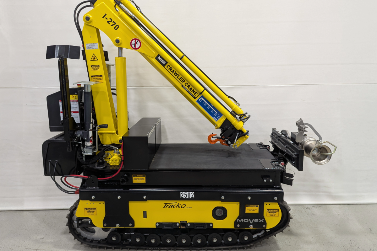 Crane with the cabestan add-on
