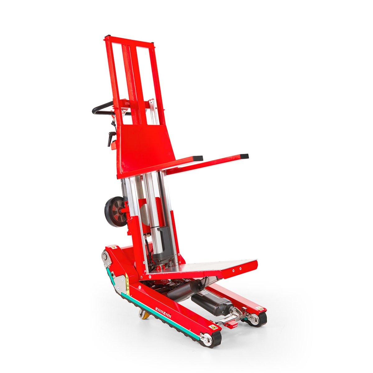 Stair Climbing Hand Truck with a lifting device.