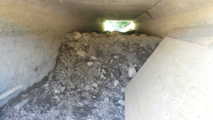 Tough Conditions Inside the Culvert